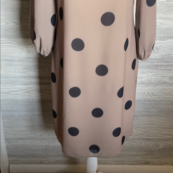 Amanda Uprichard polka dot Walsh dress small brown - Picture 7 of 15